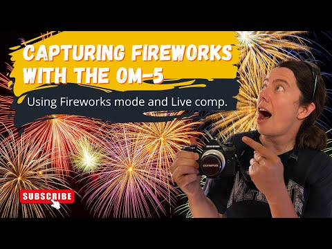 Capturing fireworks with the OM-5- scene mode and livecomp