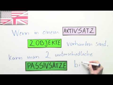 Passiv bei Sätzen mit 2 Objekten - Übungsvideo | Englisch | Grammatik