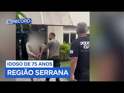 Idoso de 75 anos é preso suspeito de violentar sexualmente criança em Cantagalo (RJ)