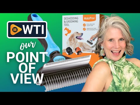 MalsiPree Dog Grooming Brush for Shedding - WTI product video review