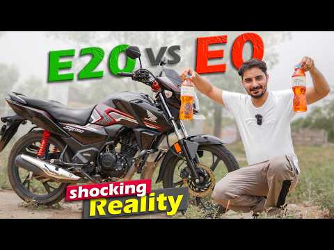 E20 vs E0 Petrol — True Real-Life Mileage Test (E20-Compliant Bike)