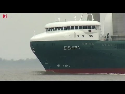 E-Ship 1 auf 3Sat - Säulen als Segel