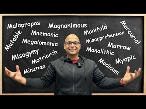 50 Words in 5 Minutes - 'M' Advanced Vocabulary Booster by Anmol Sir | MAA TUTORIAL #vocabulary