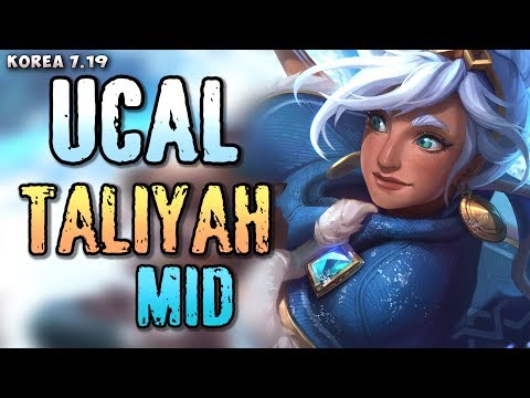 KT Ucal (1188 LP) Taliyah mid v Azir matchup - Korean SoloQ P 7.19