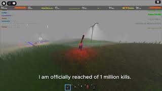 Reached of 1 Million Kills | THE WRAITH: SURVIVAL - Roblox