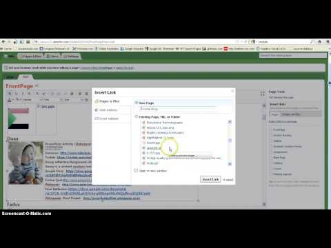 Hyperlinks in pbworks
