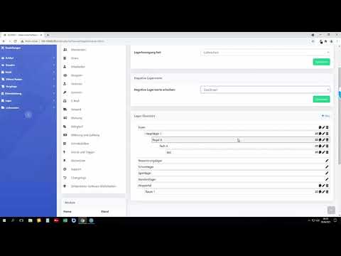 GLORIXX ERP Lagerverwaltung