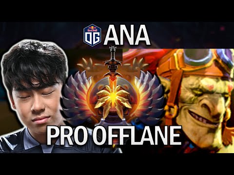 OG.ANA BATRIDER PRACTICING OFFLANE - DOTA 2 7.30E GAMEPLAY