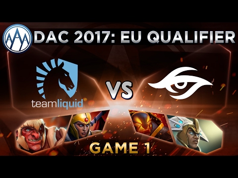 Liquid vs Secret Game 1 - DAC 2017 Europe Qualifier: Playoffs - @DotaCapitalist & @BTSGoDz