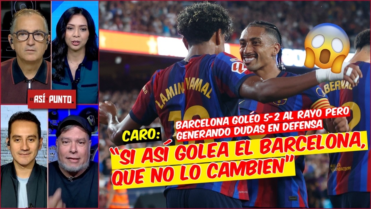 Barcelona ES UNA MÁQUINA, pero ante PSG o Real Madrid, ¿podrán HACER LO MISMO? | Es Así y Punto