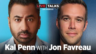 Kal Penn in conversation with Jon Favreau at Live Talks Los Angeles