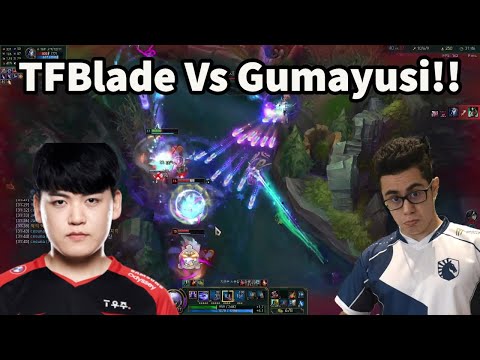 This Is What Happens When TFBlade Meets T1 Gumayusi In Korean SoloQ!!!