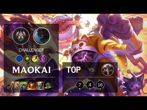 Maokai Top vs Sett - EUW Challenger Patch 10.5
