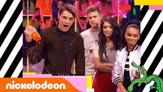 Jace Norman Wins Favorite TV Actor 📺 Second Year in a Row | Kids&#39; Choice Awards 2018 | Nick
