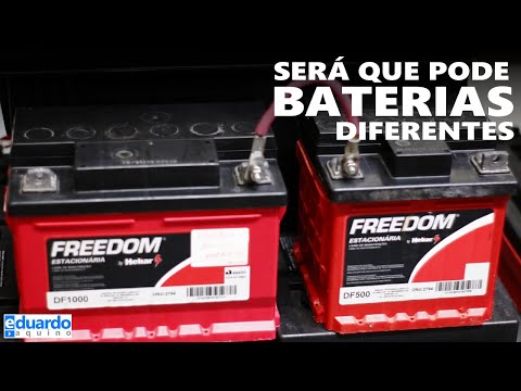 Baterias de Ah (Amperagem) Diferentes em Série, será que pode?