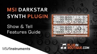 Video thumbnail for Minimal System Instruments DarkStar Synth Plugin - Features Overview by Plugin Boutique
