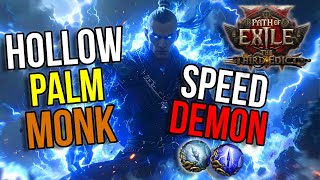 PoE 2 INFINITE MANA HOLLOW PALM MONK SPEED DEMON BUILD GUIDE 0.3