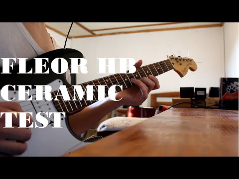 FLEOR Humbucker Ceramic pickups Test | Demo | Squier Standard Stratocaster