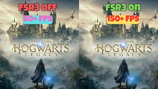 How to install FSR 3 Mod Hogwarts Legacy +Mod +Link +FPS Test Boost