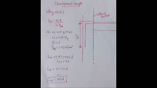 development lenth l Lap length details l why lap length 50d #construction #concretework