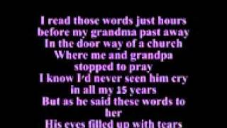 Collin Raye If you get there before I do lyrics Video