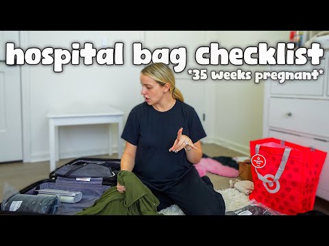 35 weeks pregnant & STRESSED! *hospital bag checklist*