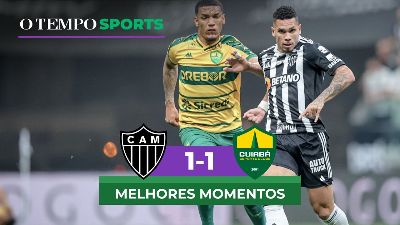 ATLÉTICO 1 X 1 CUIABÁ - Veja os melhores momentos do jogo