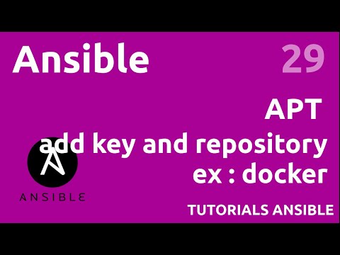 APT key and repository modules ANSIBLE 29