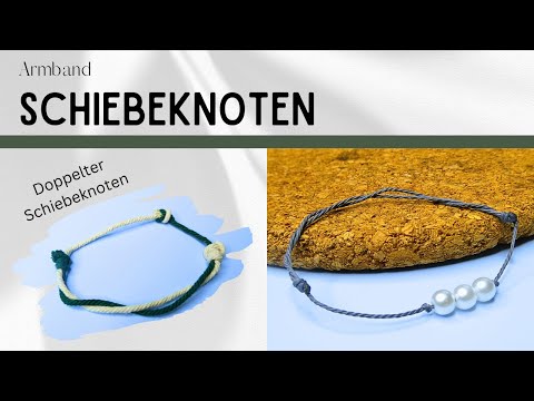 Verstellbarer Knoten Armband | Schiebeknoten Armband | verstellbarer Knoten | Gleitknoten Anleitung