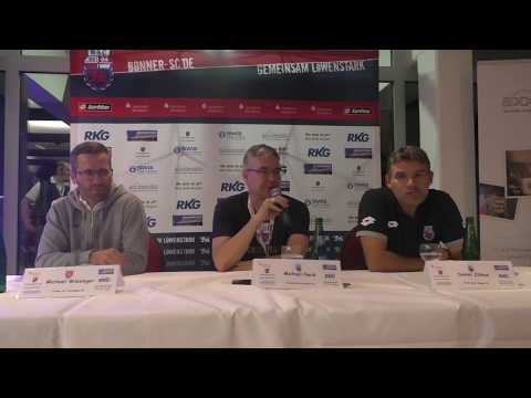 Pressekonferenz: Bonner SC - KFC Uerdingen (04.08.2017)