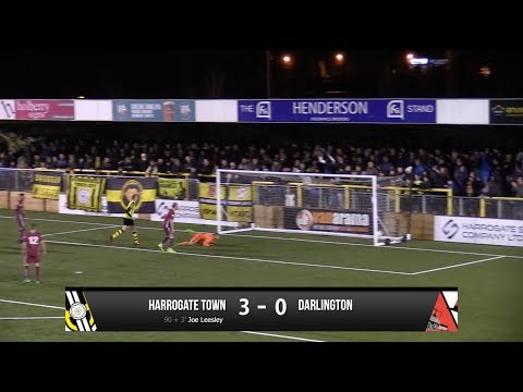 Harrogate Town 3-0 Darlington - Vanarama National League North - 2017/18