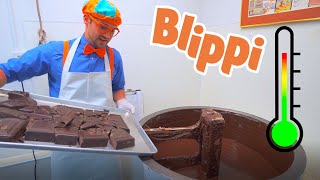 Learn Food For Kids | Blippi And The Chocolate Factory | Educational Videos For Children