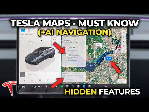Tesla Grok AI Navigation - The Ultimate Tesla Maps Guide in 2026!