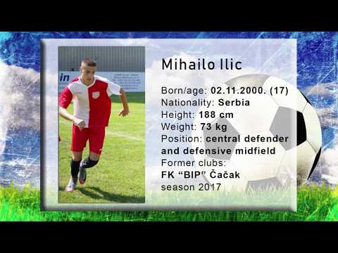 Mihailo Ilic - football highlight BIP season - 2016/17