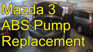 2006 Mazda 3 ABS Pump Replacement
