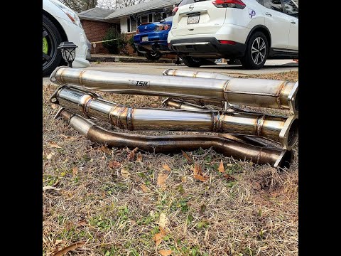 G35/G37 rwd & awd / 370z Exhaust Y pipe comparison: ISR, Megan Racing, HBP
