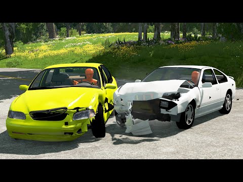 Crossroad Car Crashes 43 - BeamNG.Drive