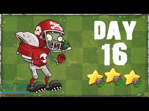 Plants vs Zombies 2 China - Modern Day Day 16 [All-Star Zombie]《植物大战僵尸2》- 摩登世界 16天