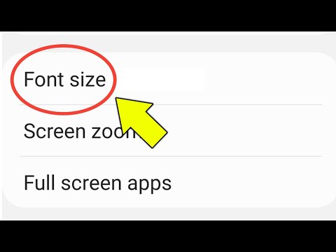 Message Font Size Settings Samsung | How To Enlarge Font On Samsung Phone