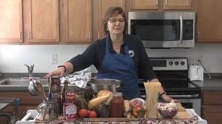 Orion Center Cooking: Making Your Own Pasta Sauce