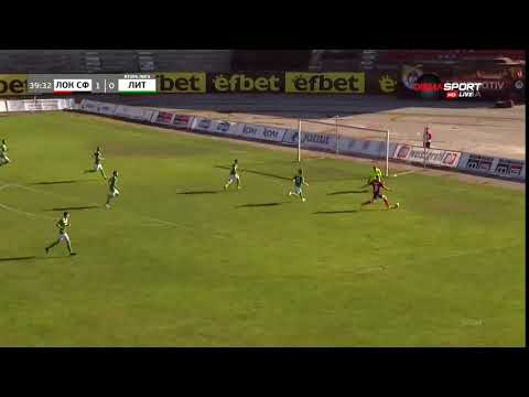 24 10 2019   lokomotiv 1929 sofia 1 0 litex lovech   p  petrov   1st half 39 39   39 51