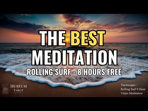 Tarotscapes - Rolling Surf 8hr Binaural Meditation - Calm Sleep, Relaxing, Spiritual Enhancement
