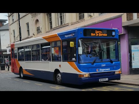 TWILIGHT RUN: Route 18 | NK56FFJ/35189 - Stagecoach North East: Dennis Dart SLF/Alexander Pointer 2
