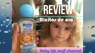 RICITOS DE ORO REVIEW Body wash-Shampoo BEBE RUBIO