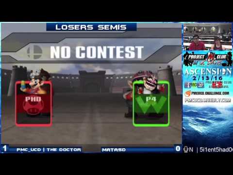 "Ascension 2/13/16" - The Doctor (Mario) v. Matasd (Wario) - Losers Semis