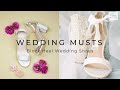 WEDDING MUST HAVES | BLOCK HEEL WEDDING SHOES