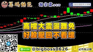 【大戶羅盤籌碼動能】 #謝宗霖0715，高檔大震盪難免 好股壓回不看壞 (圖)
