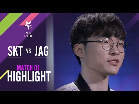 [2019 LCK SPRING] 0116 Match1 SKT vs JAG : Highlight