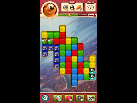 Toon Blast Level 7164 - NO BOOSTERS 🐻🐺🐱 | SKILLGAMING ✔️