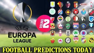 Europa League Round 2 Predictions | October 2 (Thursday) 🔥